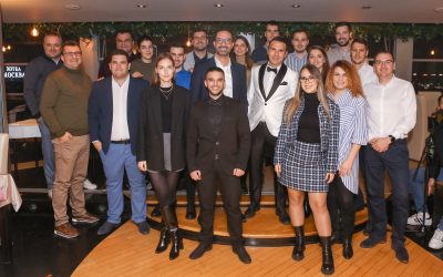 Damas team building dinner at Belgrade